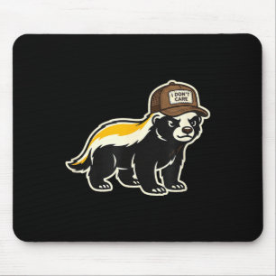 Honig Dachs Ist Mir Egal LKW Fahrer Lustige Tier K Mousepad