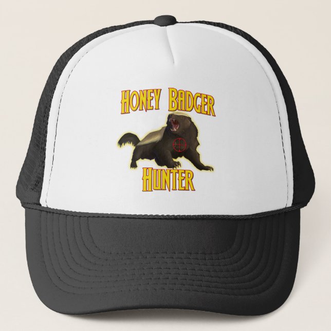 Honig-Dachs-Jäger Truckerkappe (Vorderseite)