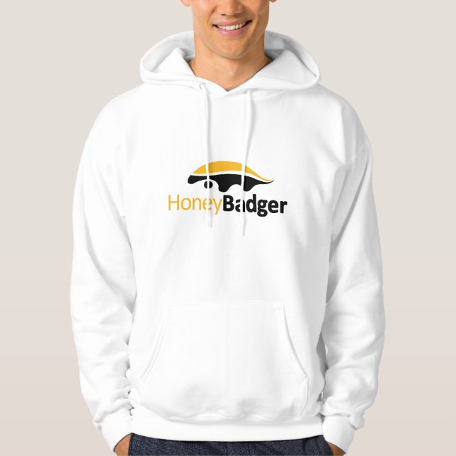 Honig-Dachs-Klassiker-Logo Hoodie (Vorderseite)