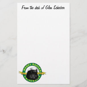Honig-Dachs-Notizblock Briefpapier