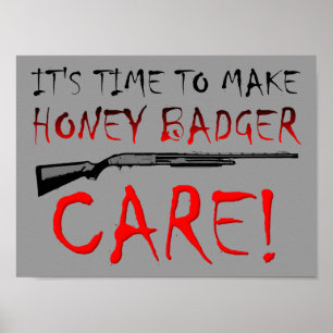 Honig-Dachs-Pflegeposter Poster