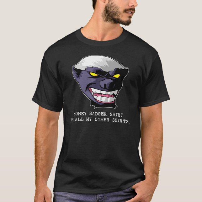 Honig-Dachs-Shirt aß alle meine anderen Shirts (Vorderseite)