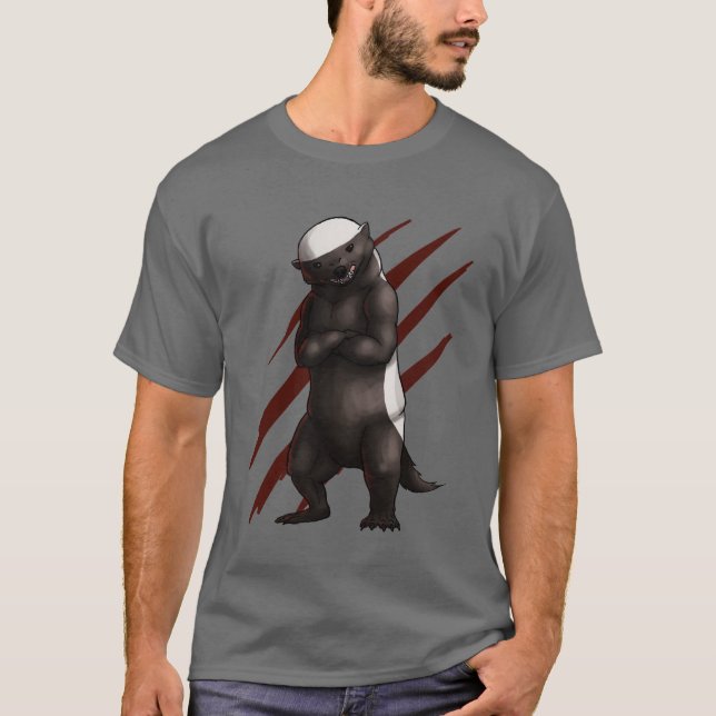 Honig-Dachs T-Shirt (Vorderseite)