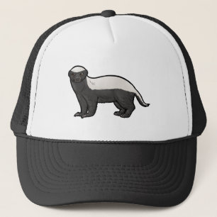 Honig-Dachs Truckerkappe