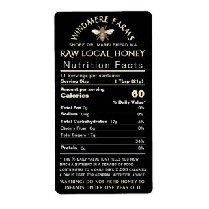 Honig Ernährung Säugling Warning & Bee Shipping Si