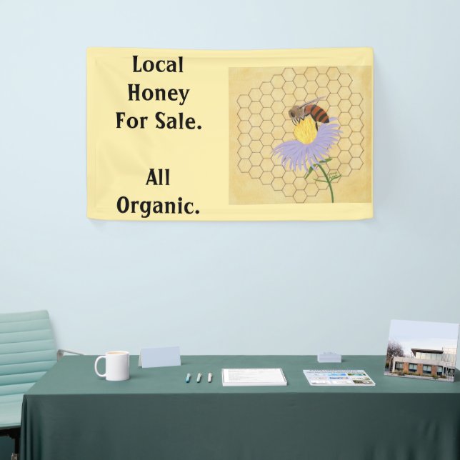 Honig für den Verkauf von Honigbienen Banner (Messeveranstaltung)