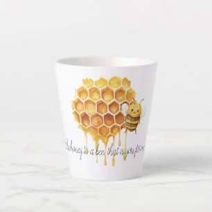 Honig für eine Biene Milchtasse