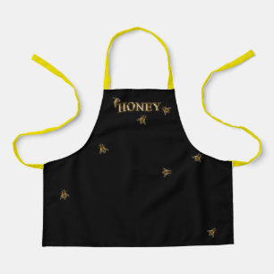 Honig Gold Metallische Bienenkiefer Schwarze Schü Schürze