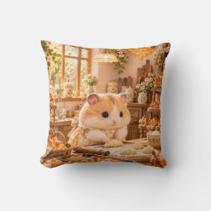 Honig Hamster Croissant Bäckerei Küche Kissen