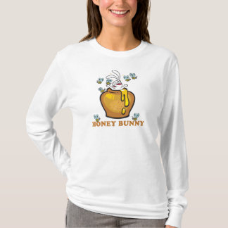 Honig-Häschen-Ostern-DamenHoodie T-Shirt
