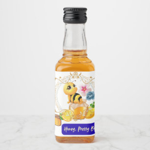 Honig, Hübsche Biene Alkoholflaschenetikett