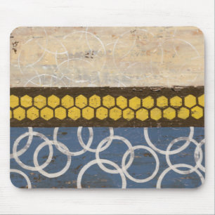 Honig-Kamm abstraktes I Mousepad