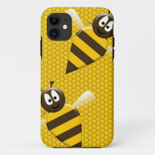 Honig-Kamm-gelbes Goldbienen-Bienen-Muster-Kunst Case-Mate iPhone Hülle