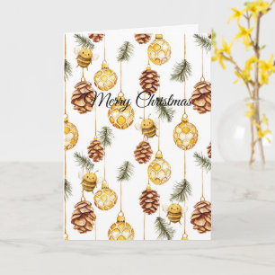 Honig Ornamente Glückliche Bienen Weihnachten Zapf Karte