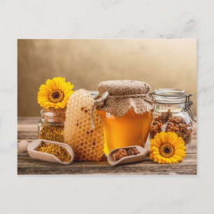 Honig Postkarte