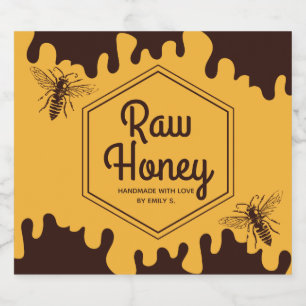 Honig-Produkt-Jar-Label