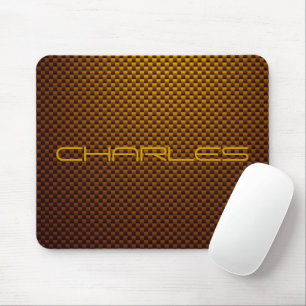 Honig-Russ-Faser gemustert Mousepad