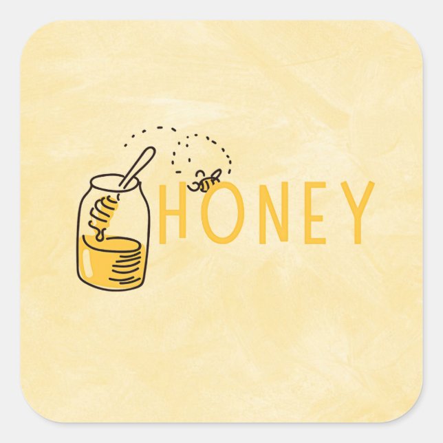 Honig Sticker (Vorderseite)