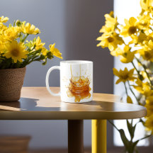 Honig Tasse: Honig Drop Splash Tasse