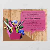 Honig-Tun Paar-Duschen-Einladung