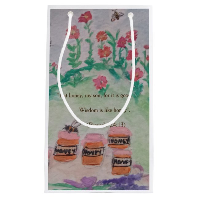Honig und Bienen Kleine Geschenktüte (Vorderseite)
