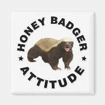 Honigbadger hat einen Einstellungmagneten