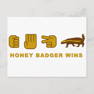 Honigbanner gewinnt postkarte