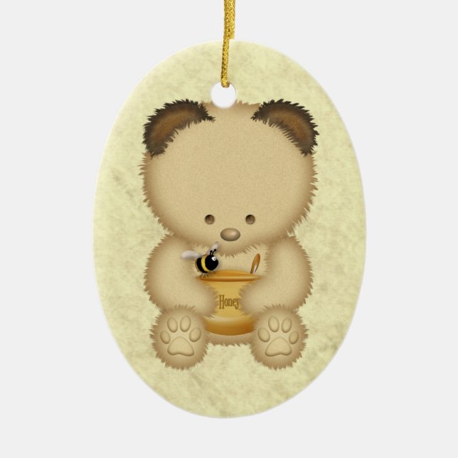 Honigbär Personalisierte Ornament (Vorne)