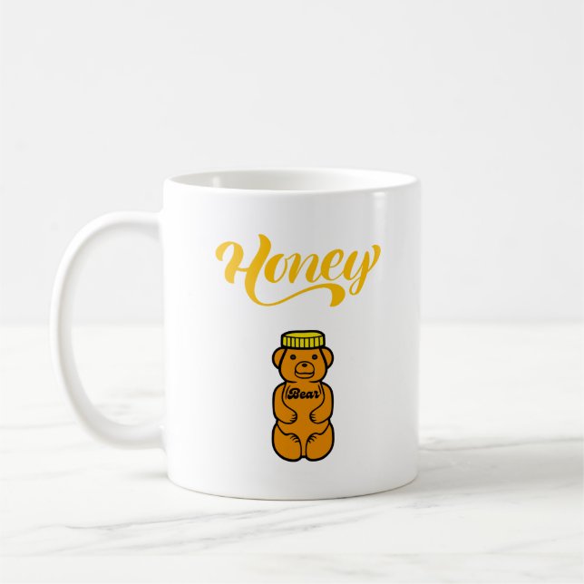 Honigbär Spitzname Kaffeetasse (Links)