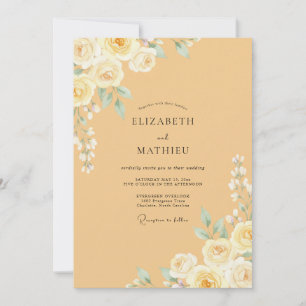 Honigbemalte Hochzeit Einladung