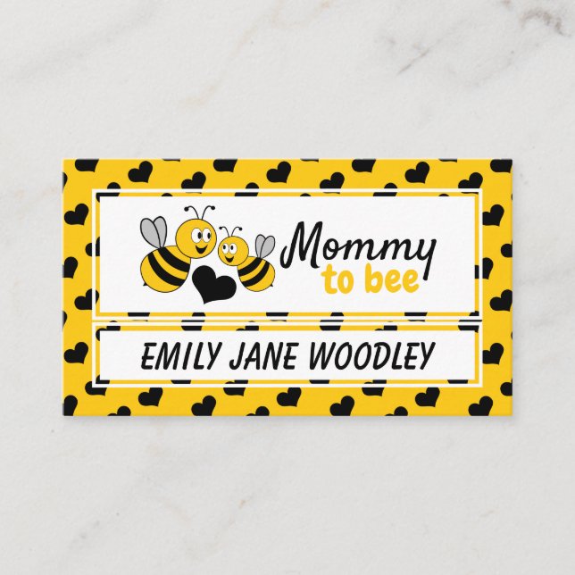 Honigbiene, Baby Shower Ticket Einladung (Vorderseite)