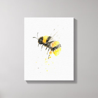 Honigbiene Canvas Print Leinwanddruck