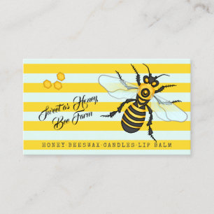 Honigbiene des Imker-Bienenhaus-Bienen-Bauernhof-  Visitenkarte