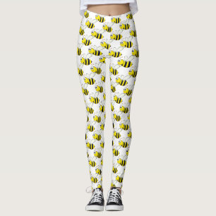 Honigbiene gemusterte Leggings