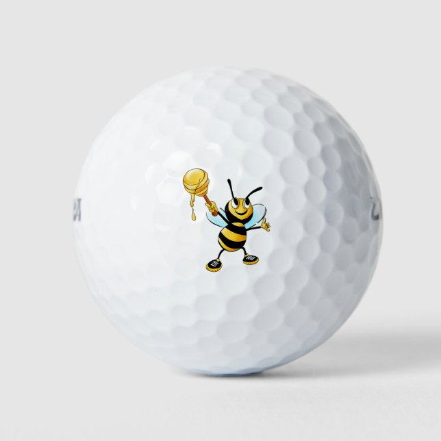 Honigbiene 🐝 golfball (Vorderseite)