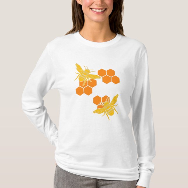 Honigbiene Imker Bienenzucht Apiarist T-Shirt (Vorderseite)