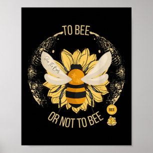 Honigbiene Tier Schutz Artenschutz Poster