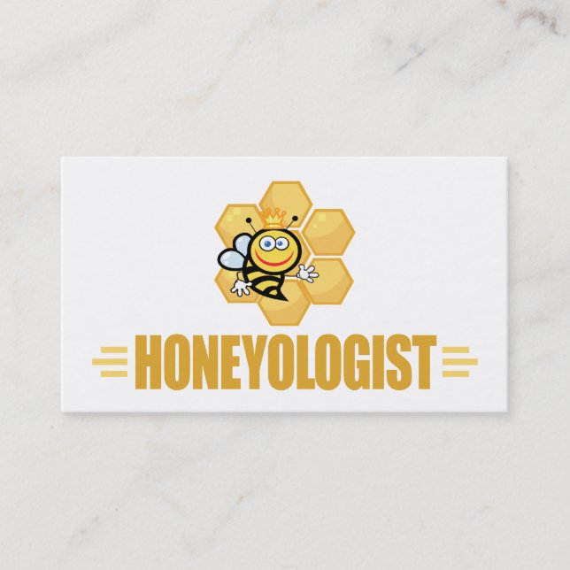 Honigbiene Visitenkarte (Vorderseite)