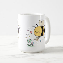 Honigbiene Wildblumen Bestäuber für Gärtner Kaffeetasse