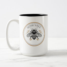 Honigbiene Zweifarbige Tasse