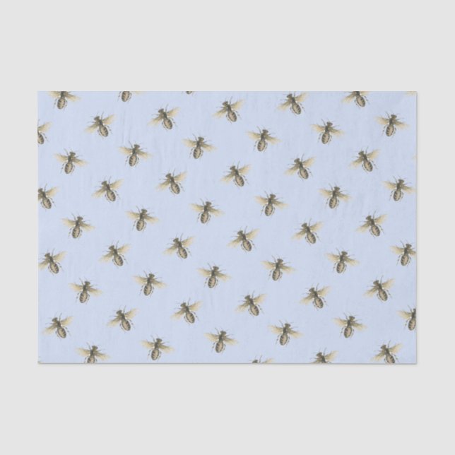 Honigbienen auf Blue Sky Nature Lover Beekeeper Seidenpapier (Vorderseite)