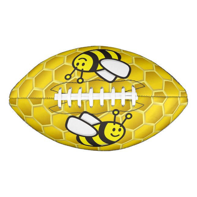 Honigbienen-Cartoon Football (Vorderseite)