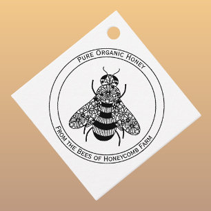 Honigbienen-Imkerei-Produkt- oder Preisschilder Geschenkanhänger
