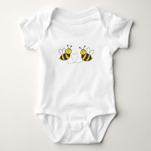 Honigbienen mit Herz Baby Strampler
