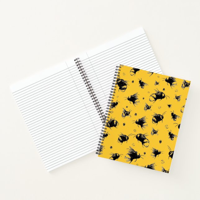 Honigbienen-Notebook-Geschenk für Mama oder Bee Lo Notizbuch (Innenseite)