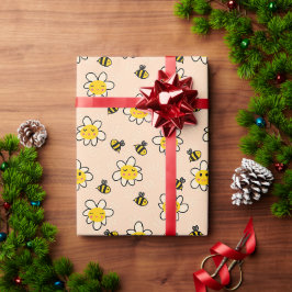 Honigbienen! Schleifpapier Geschenkpapier