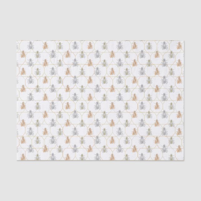 Honigbienen Seidenpapier (Vorderseite)