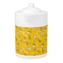 Honigbienen Teekanne