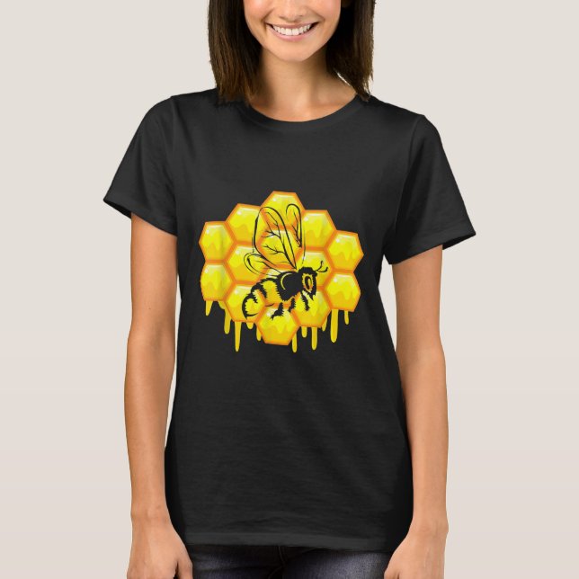 Honigbienen und Honigbienen T-Shirt (Vorderseite)