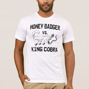 Honigdachs gegen Königskobra T-Shirt